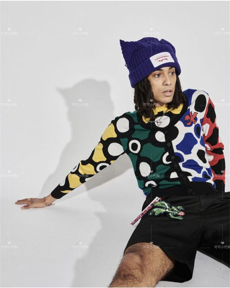 loverboy帽子 支持鉴定charles loverboy 猪猪帽猫咪耳朵针织帽子冷帽