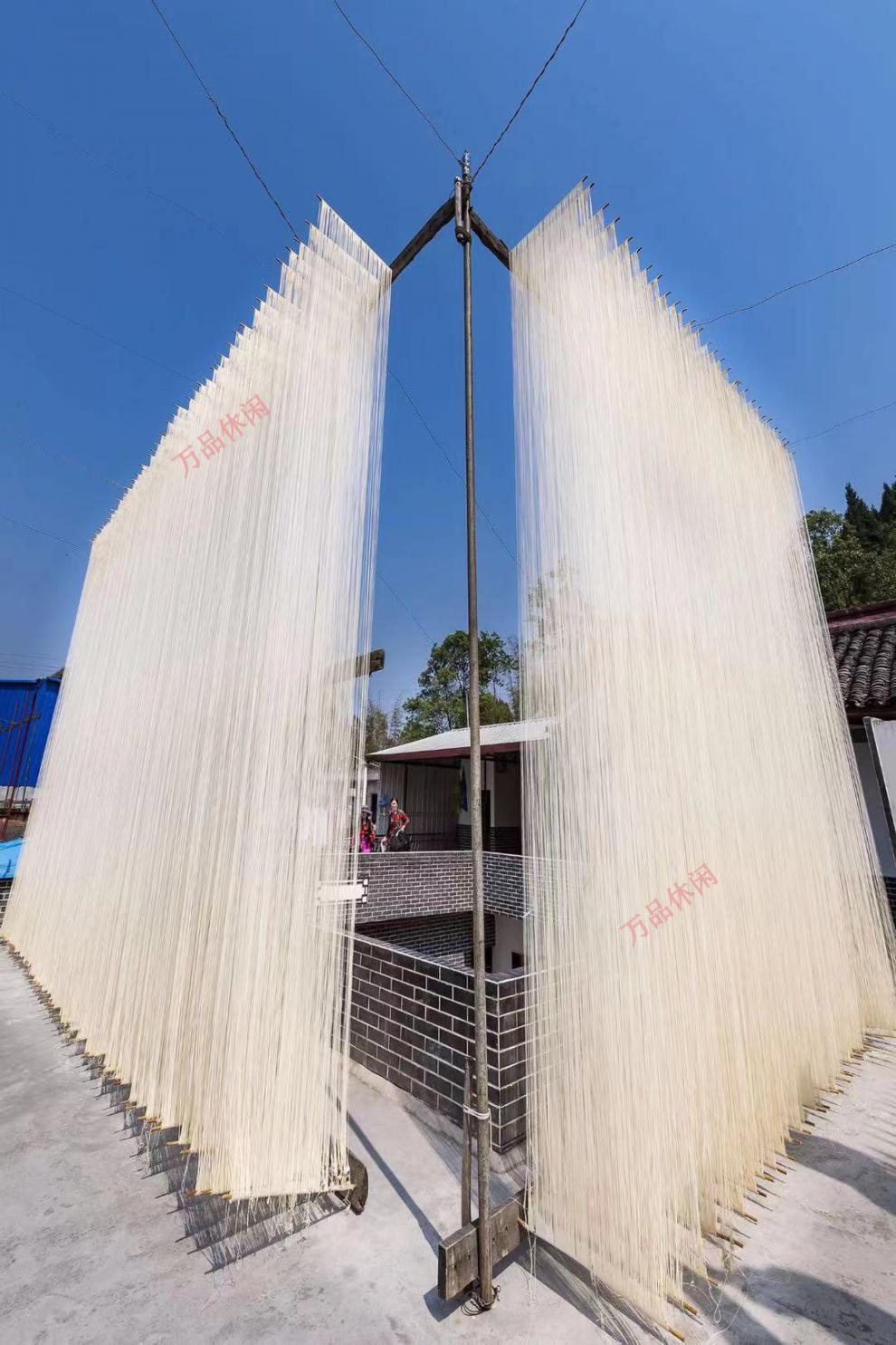 中江手工空心挂面四川特产龙须面特细如丝不坨面精品礼盒装 特细空心