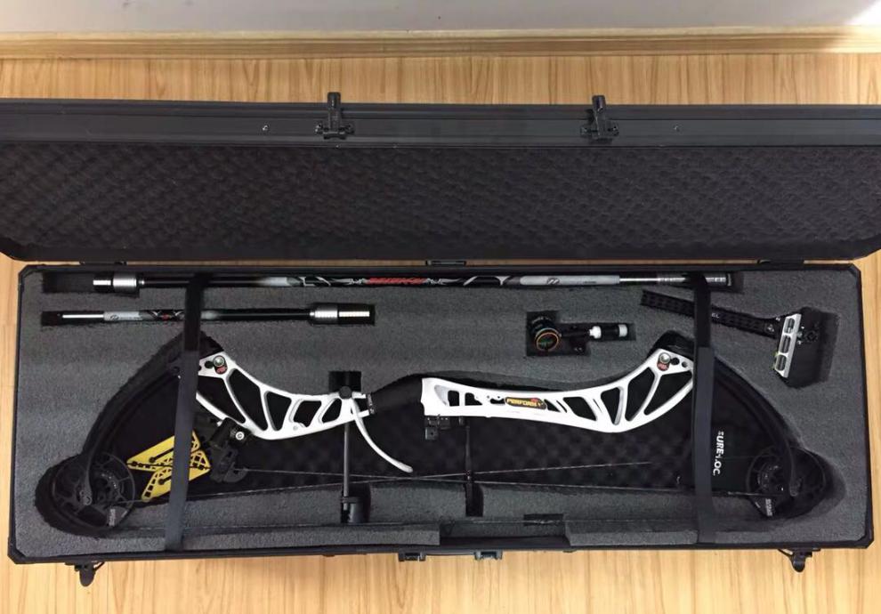 网红发型师手提密码箱鸡蛋棉快排战术箱美发工具箱玩具枪箱铝框黑密码