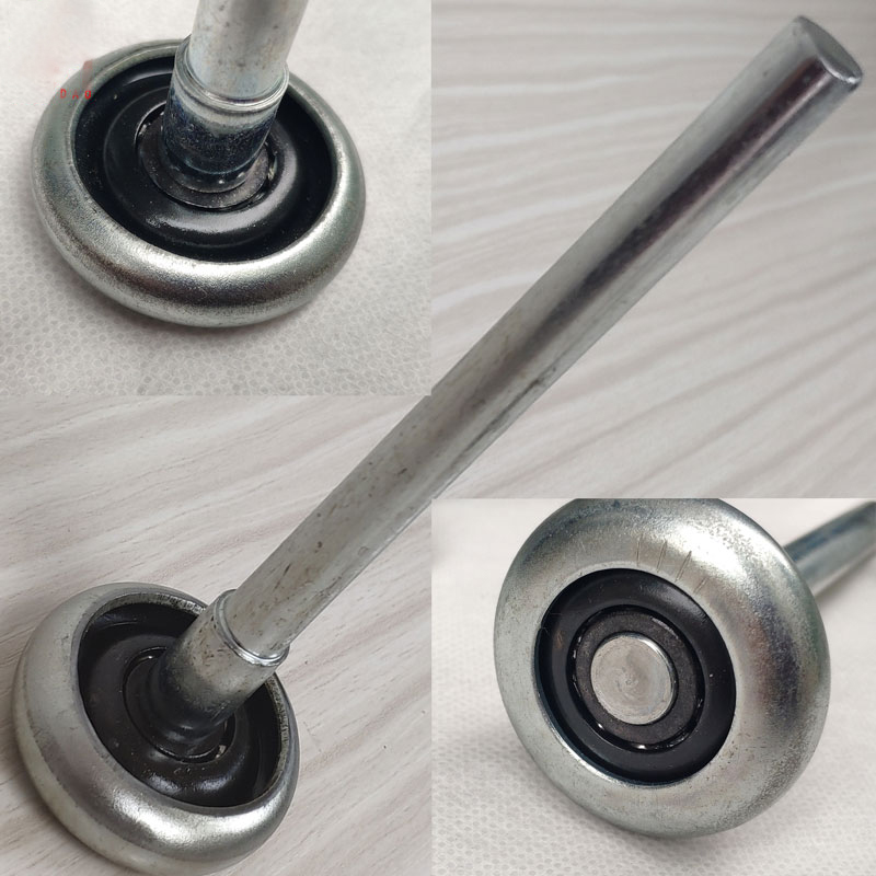 翻板车库门轮子卷帘门配件门窗滚轮尼龙轮白轮密封轴承动滑轮轱辘 110