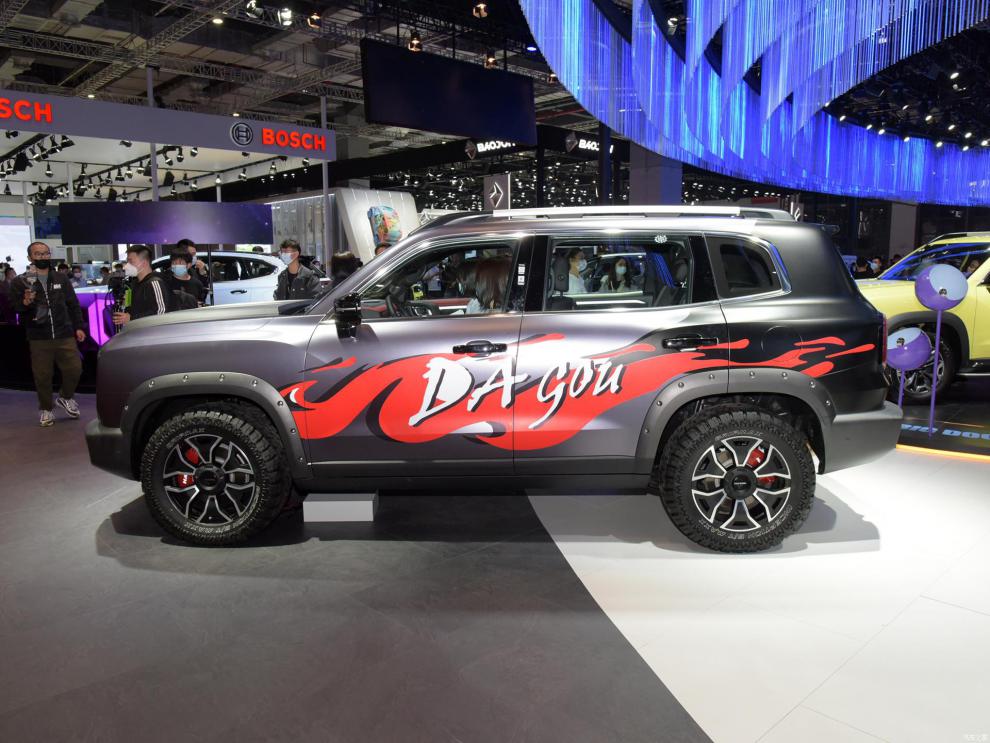 远燕2021款哈弗大狗车贴拉花哈佛贴改装车身装饰机头盖引擎盖贴纸外饰