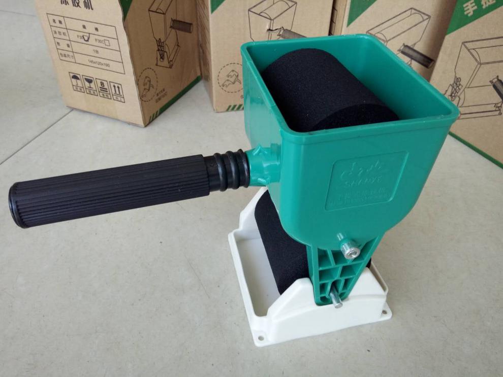 木工涂胶机 手动 刷胶神器手动涂胶机滚胶机木工手提滚筒刷涂胶器白乳