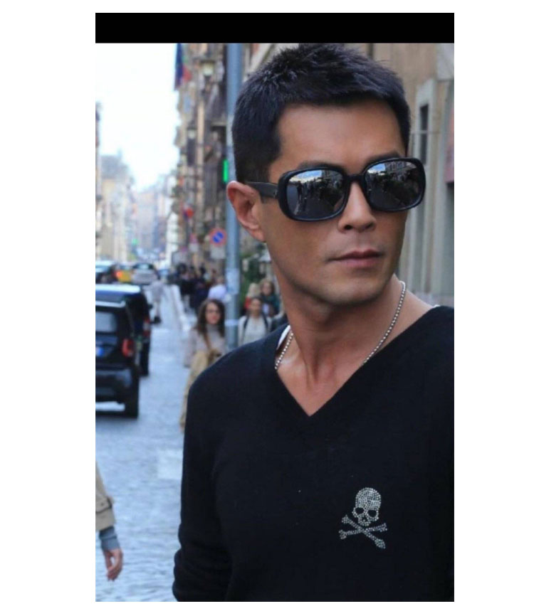 狮子头加强版s925银圆珠项链古天乐同款无间隙密珠米电白金做黑旧男