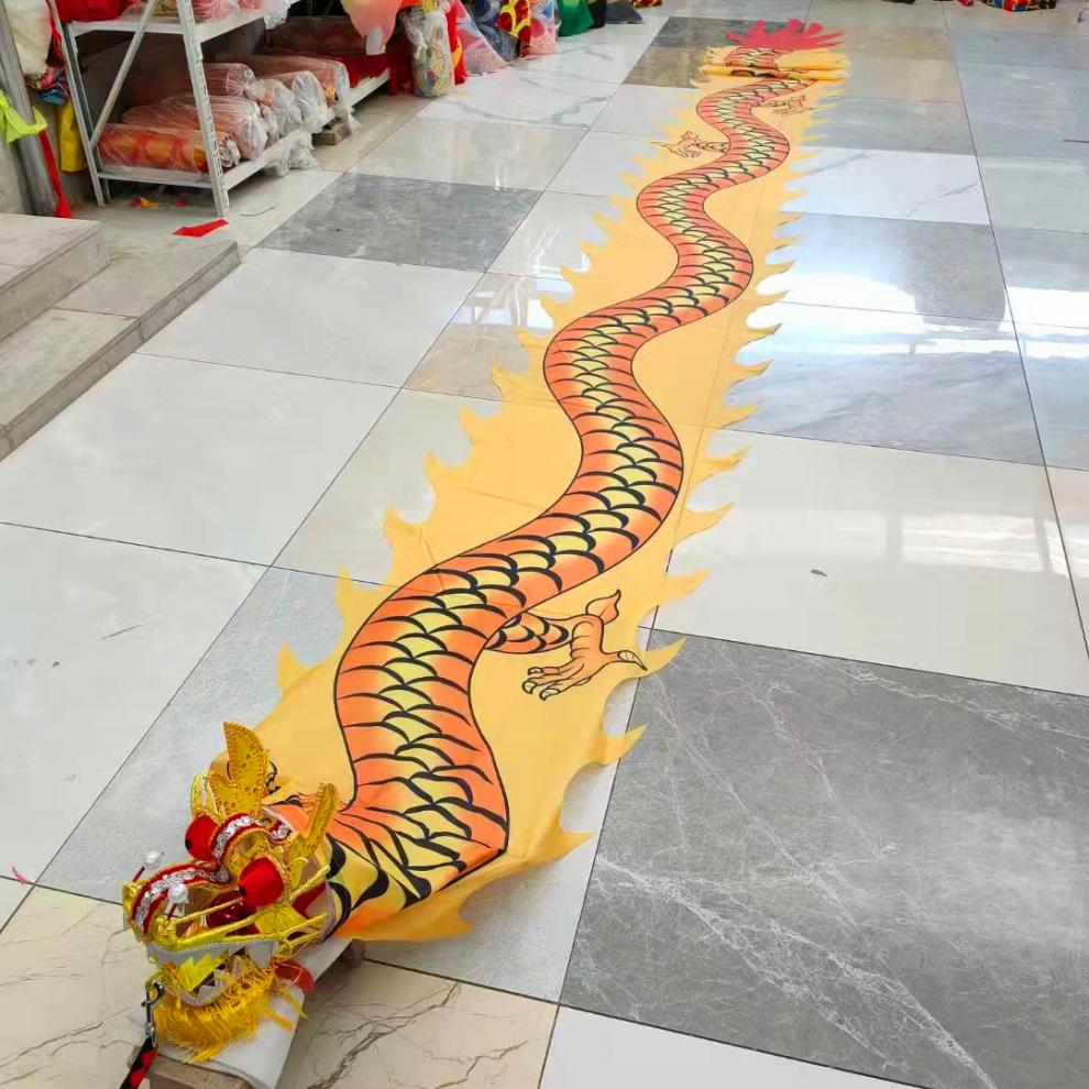 2022新款跳舞彩带广场舞健身广场舞健身龙彩绸一体印花甩龙彩带龙单人