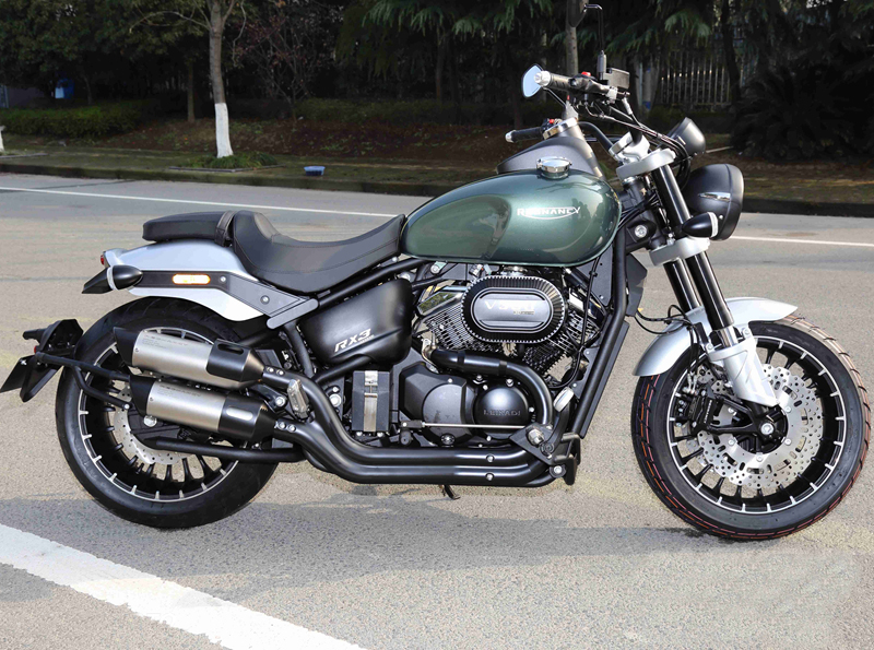 2021年雷卡迪雷克rx3复古太子摩托车巡航车250双缸v缸电喷整车可上牌