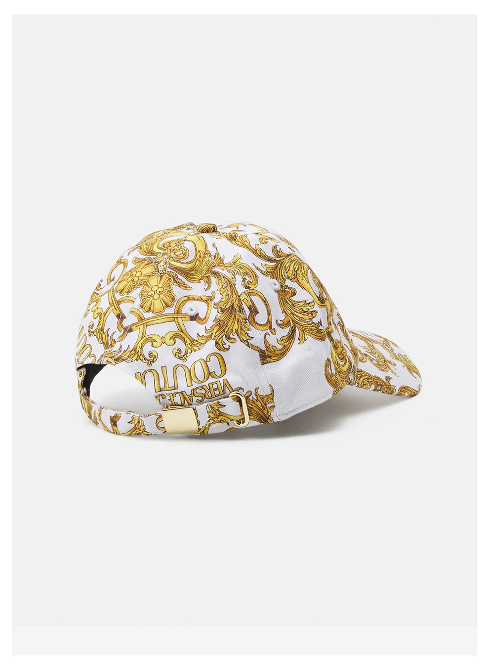 jeans couture 范思哲 新款男女通用棉质巴洛克印花鸭舌棒球帽帽子