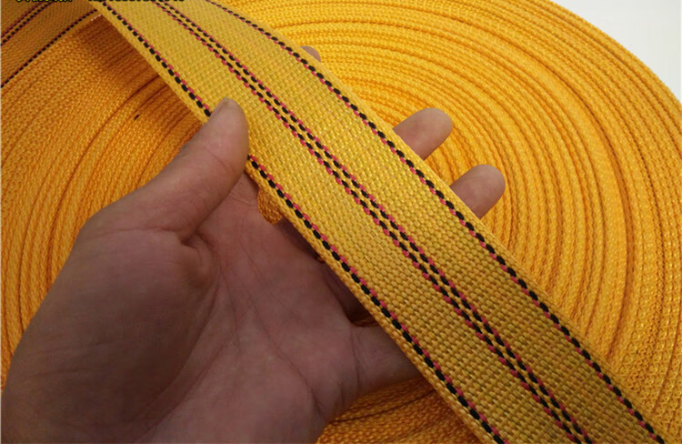 货车绳子捆绑绳扁带绳宽布带子编织绳扁平尼龙绳刹车绑绳空调耐磨吊物