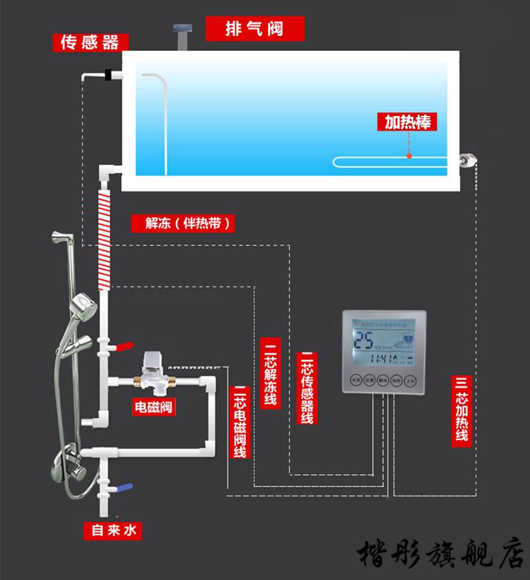 太阳雨太阳能控制器 太阳能热水器恒温主板开关全智能自动上水控制器