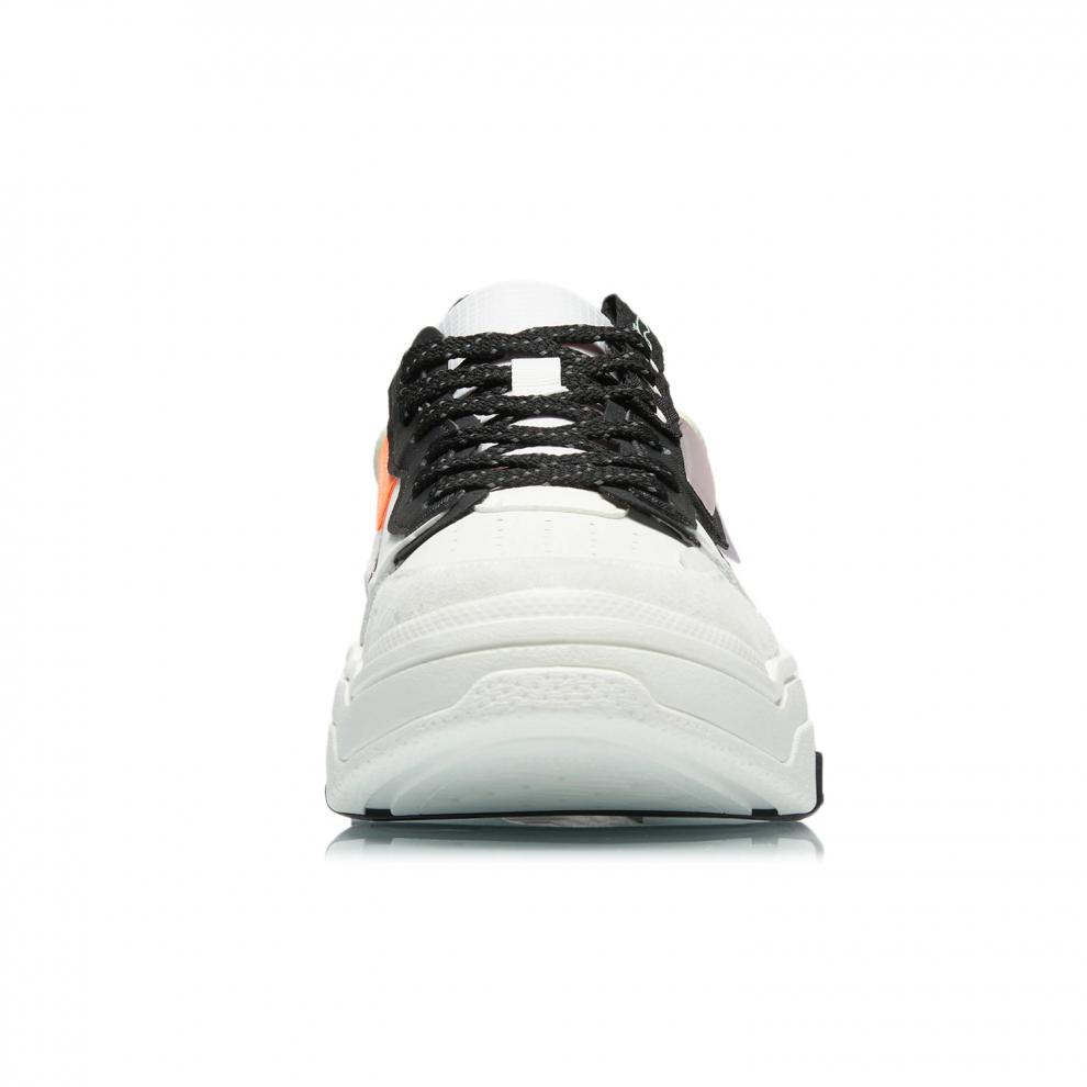 李宁2021新品极客男子系列反光经典休闲鞋微晶灰凝雪灰agcr1192415