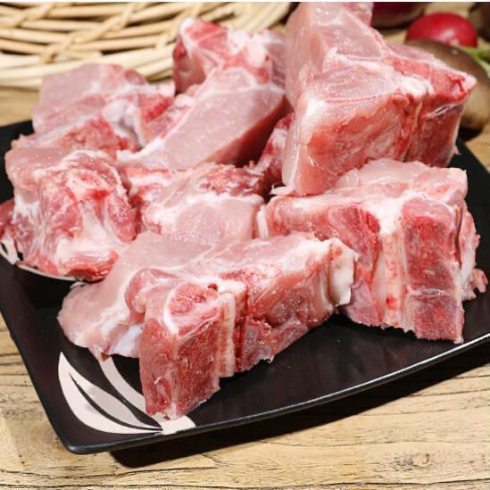 多肉猪脊骨龙骨猪脊椎骨新鲜冷冻带肉脊骨段速冻带猪肉大骨头 新鲜