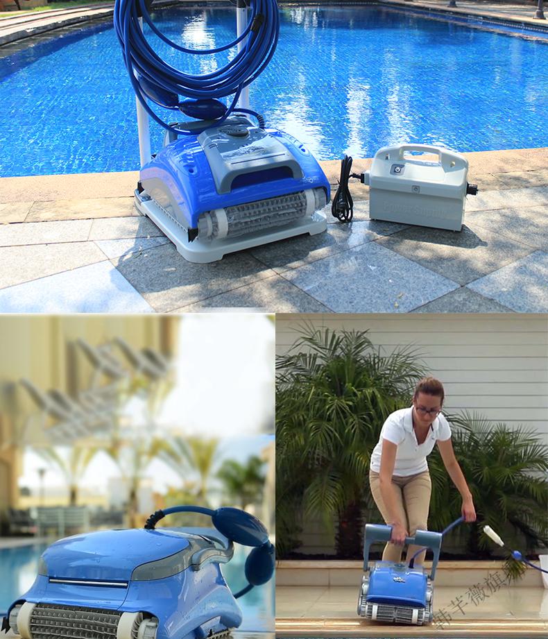 泳池清洁机器人 游泳池全自动海豚吸污机水龟吸尘器水下机器人m3m200