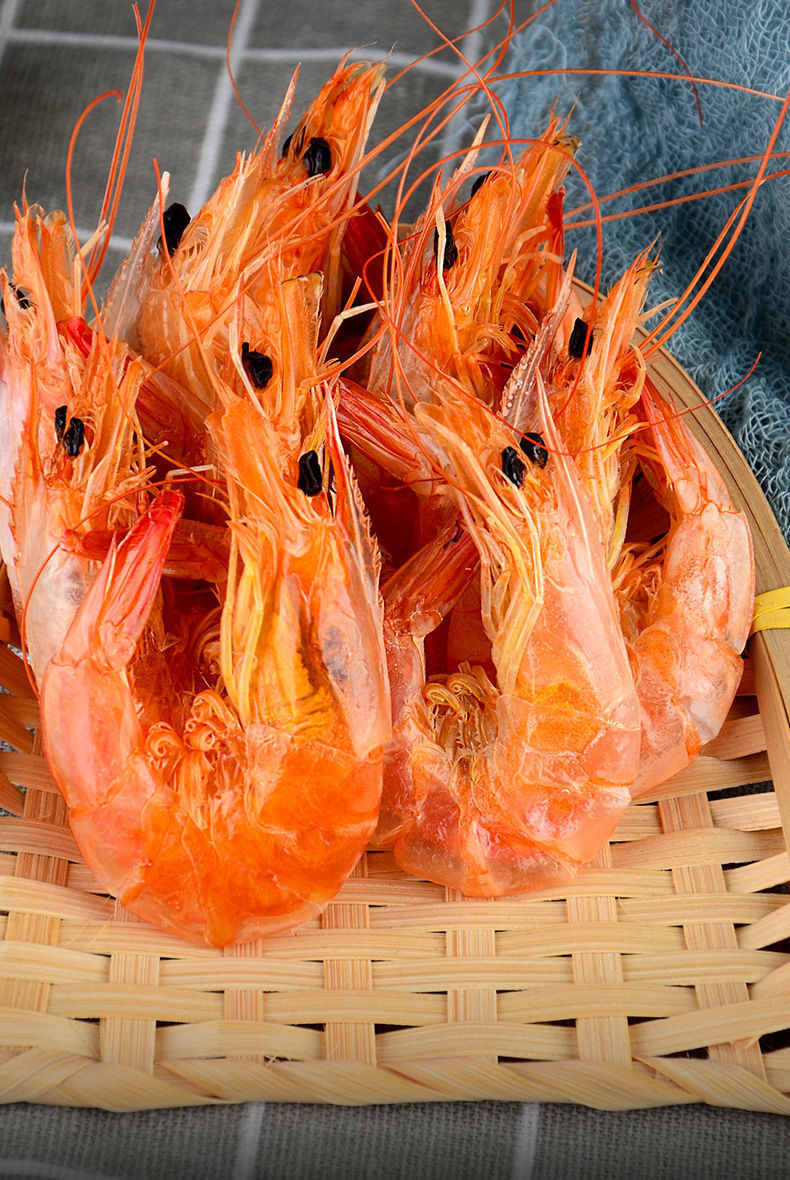 湛江特产烤虾即食烤虾干健康零食虾干海鲜干货特大号烤虾30只礼品级