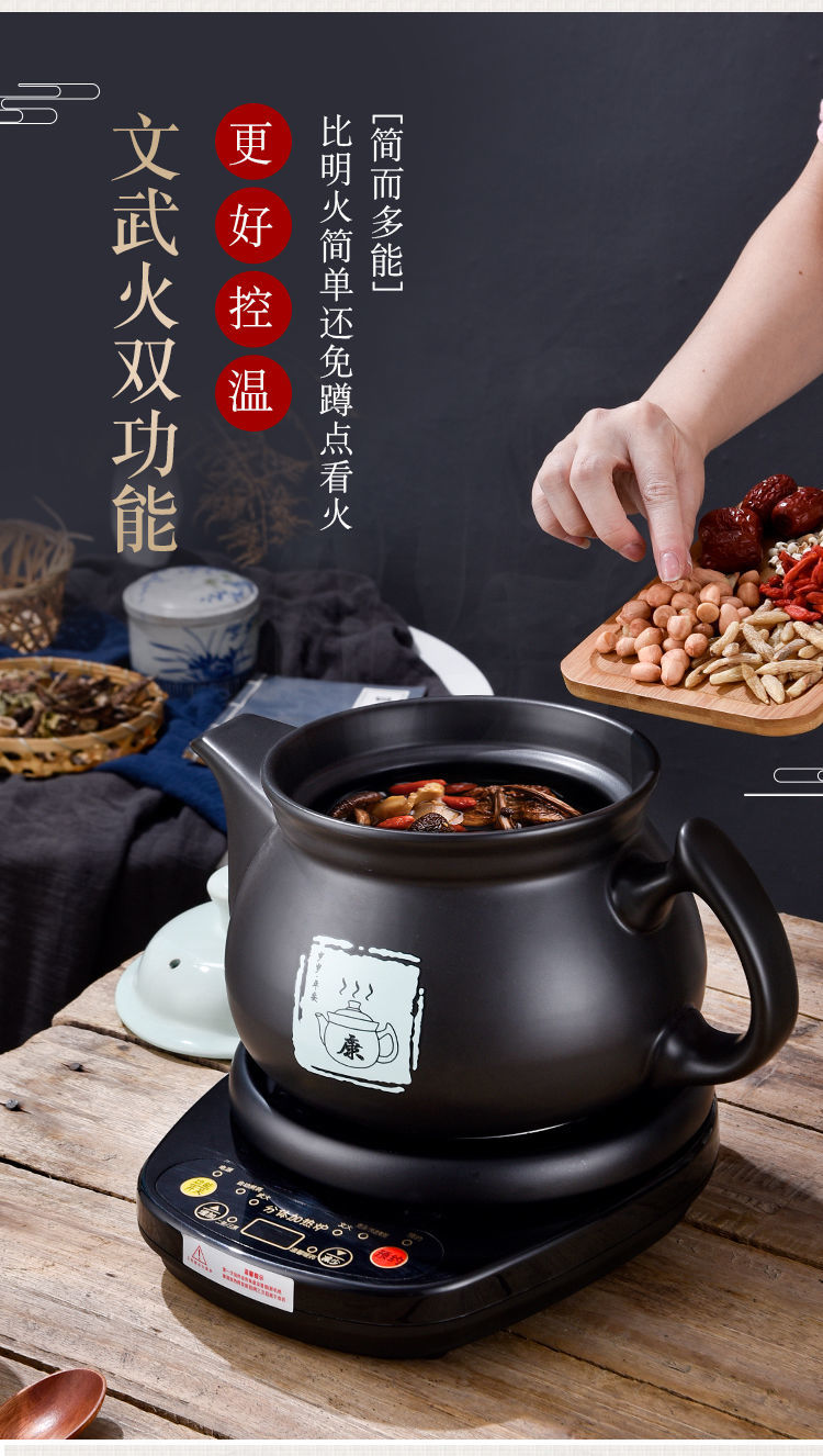 养生壶多功能煎药壶全自动熬药电药锅熬药电砂锅煎药砂锅煮中药煲康佳