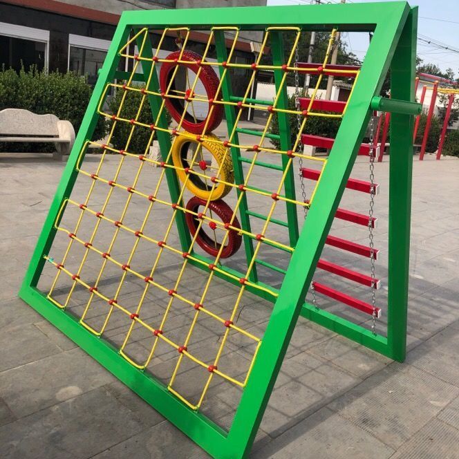 大型玩具荡桥攀爬滑梯钻洞爬网大型游乐设施玩具荡桥组合27501350900