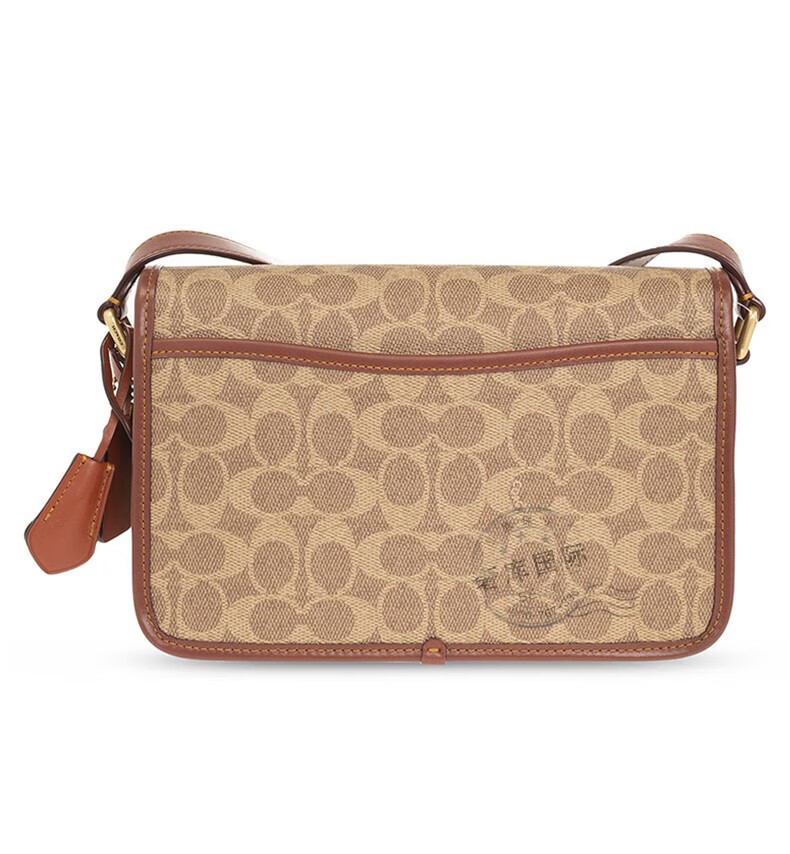 蔻驰(coach) 女包山茶花新款手提单肩斜挎包c6639 b4nq4 棕色【图片