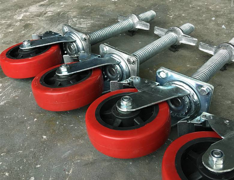 莫顿(modun) 万向轮载重型2吨 万向轮轮子承重 带刹6寸重型移动脚手架