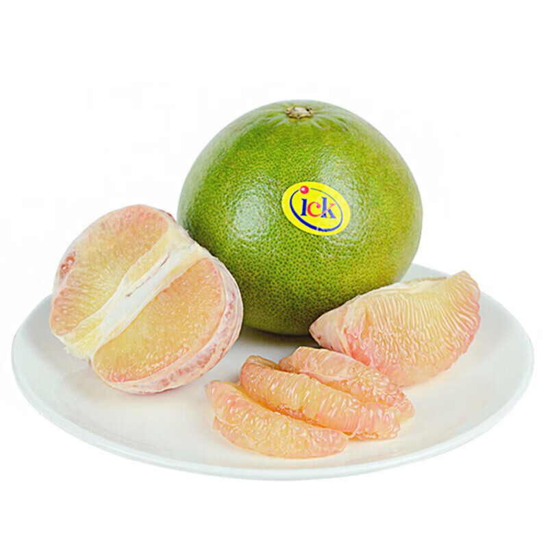 现货泰国ick金柚3只爆甜新鲜泰柚青柚子多汁纯甜泰国柚子水果 国柚子