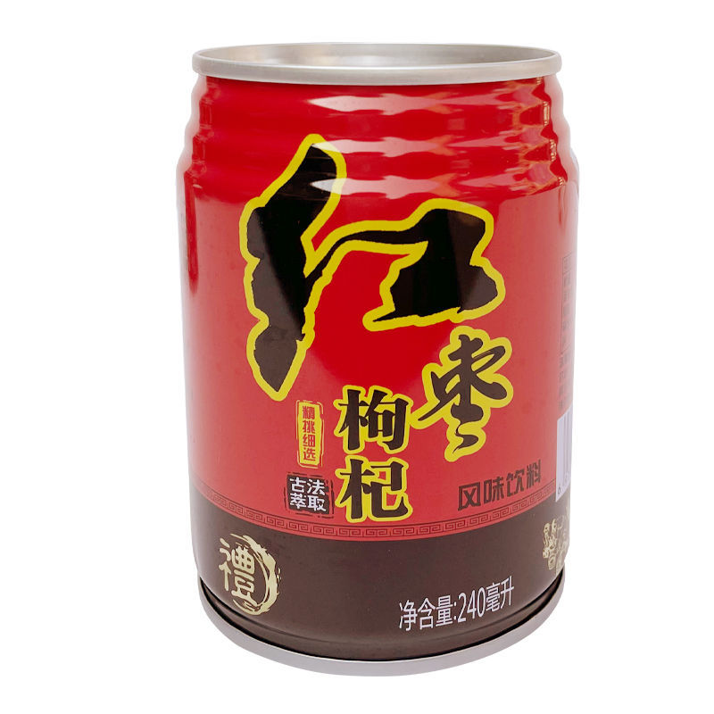 红枣枸杞风味饮料240mlx6/12罐整箱批发饮品 红枣枸杞240mlx12罐