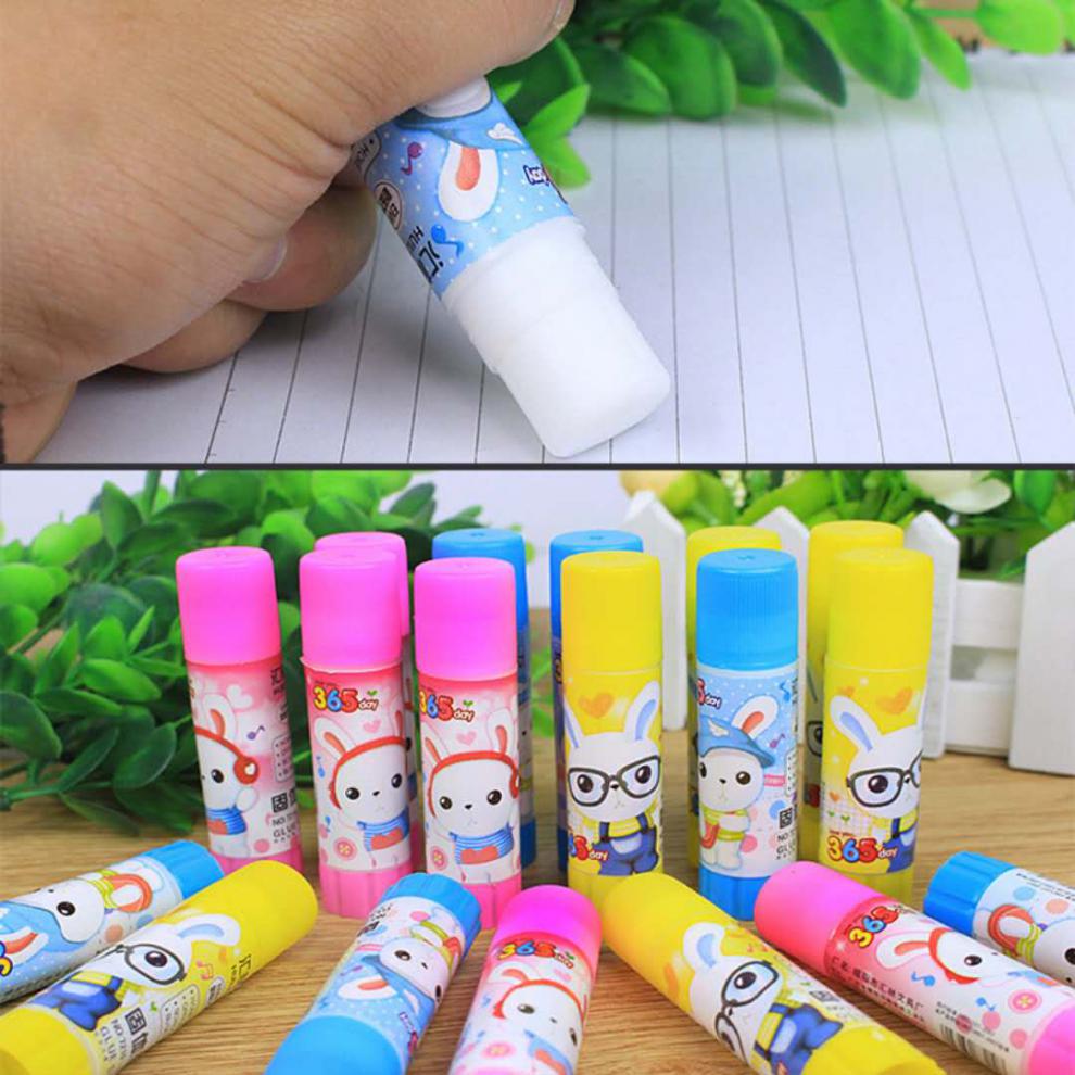 精选固体胶办公固体胶棒高粘度手工课儿童强力胶棒10g学生用文具旭泽