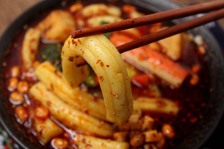 网红粉耗子特粗超长麻辣味东北火锅土豆粉粉耗子350g袋装三袋装