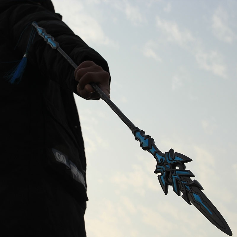 蓝银霸王抢超大号斗罗大陆唐三武魂cosplay道具模型 22cm蓝银霸王枪