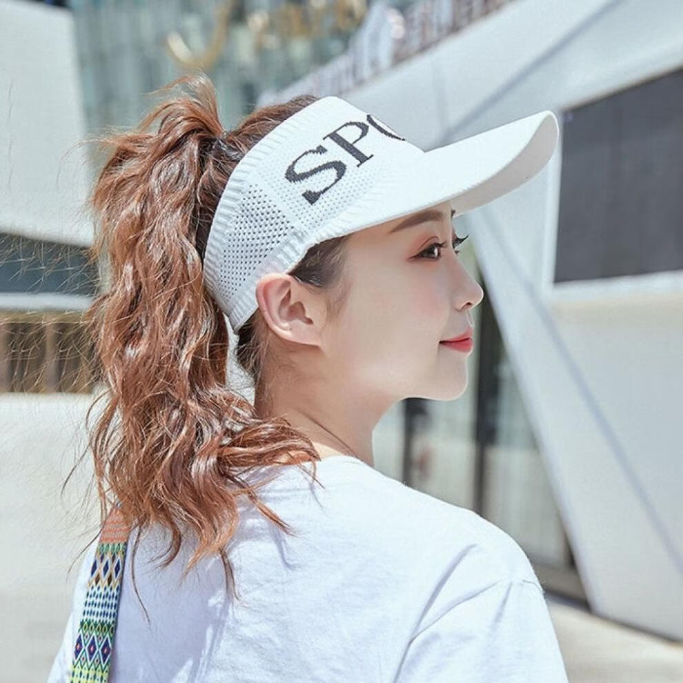 夏季亲子帽母子女户外运动遮阳帽鸭舌帽韩版空顶棒球帽卡其粉色均码