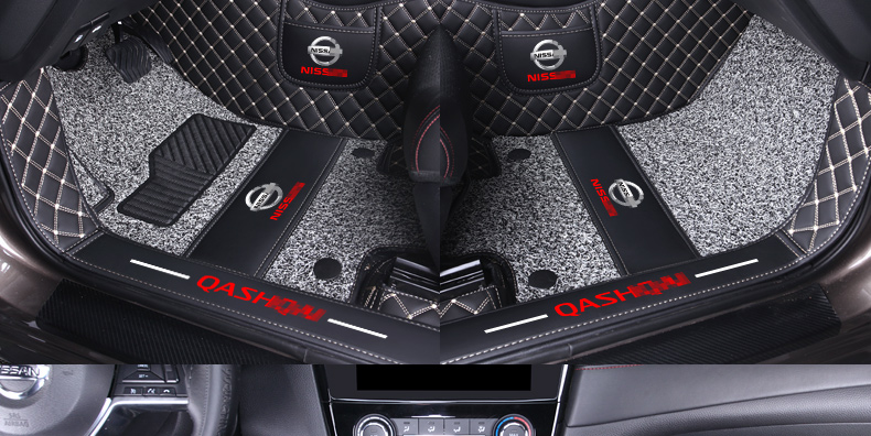 逍客脚垫全包围适用于东风日产尼桑新逍客2021款1017款181920新老款