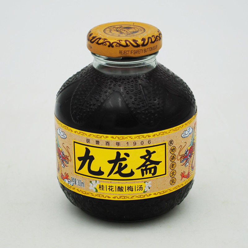 九龙斋桂花酸梅汤 300ml*12瓶 九龙斋桂花酸梅汤 地道老北京乌梅汁