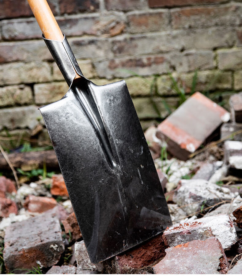 铁农业工具铁钢头农用锰钢铲子多功能开沟神器农具大全小铁铲锐衡大号