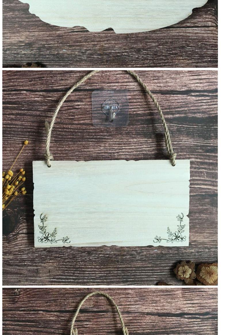 创意实木挂牌小木牌手写吊牌空白板树木标识门牌定做定制尺寸雕刻3015