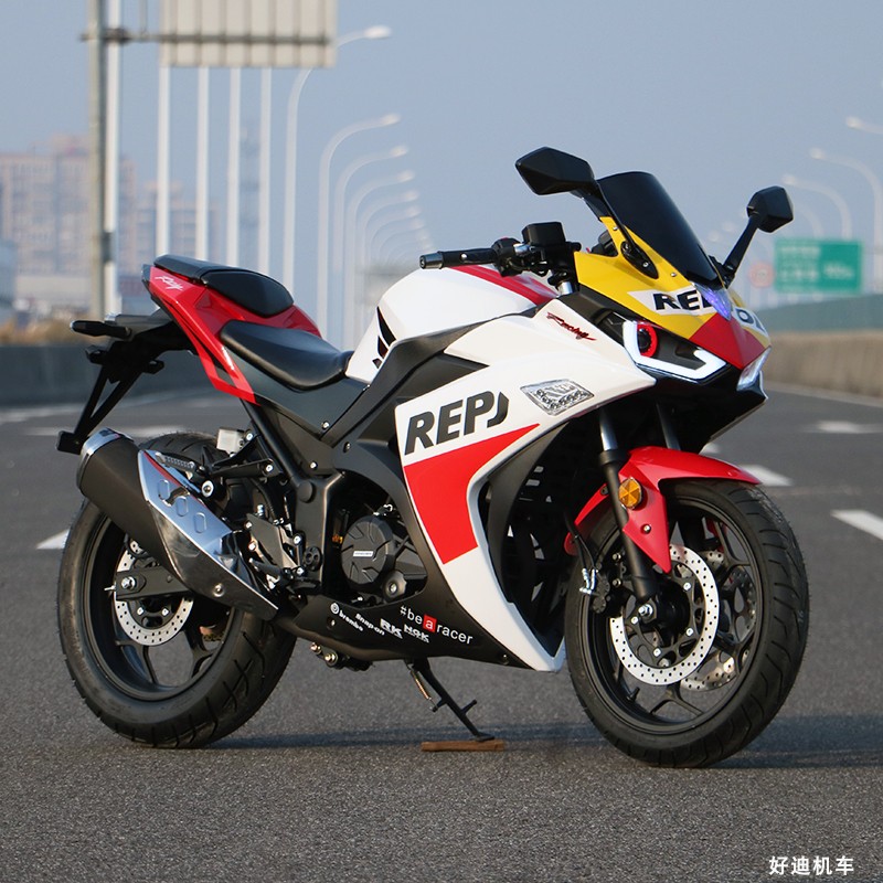 新款r3摩托车国四电喷400双缸跑车 公路趴赛v6地平线重机车可上牌