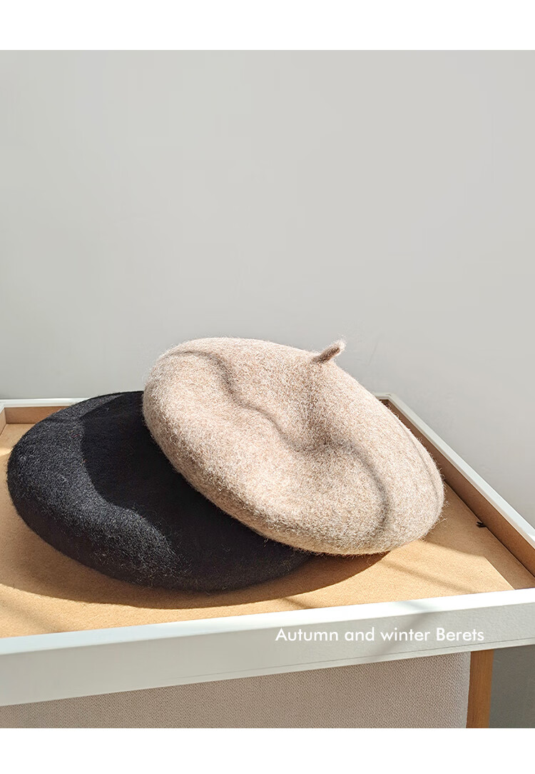 2022精选超火冒子女秋冬季百搭贝雷帽女英伦复古韩版潮日系网红画家