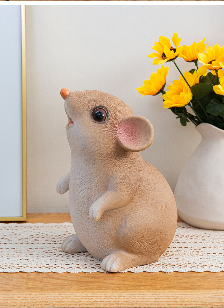 十二生肖存钱罐 鼠年存钱罐摆件大号十二生肖创意家用储钱罐小老鼠