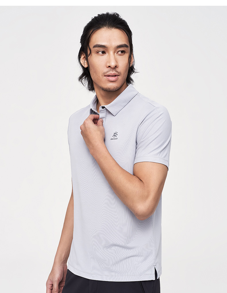 凯乐石男款polo衫短袖t恤21年夏新款户外商务短袖棉感休闲翻领男士