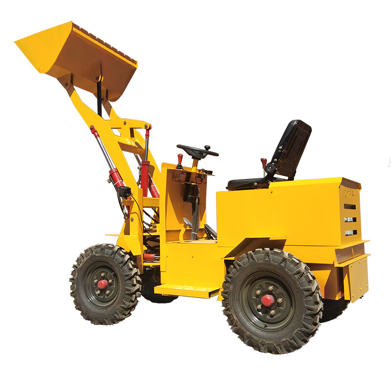 电动四驱装载机养殖柴油工程小铲车建筑垃圾多功能清粪小型推土机