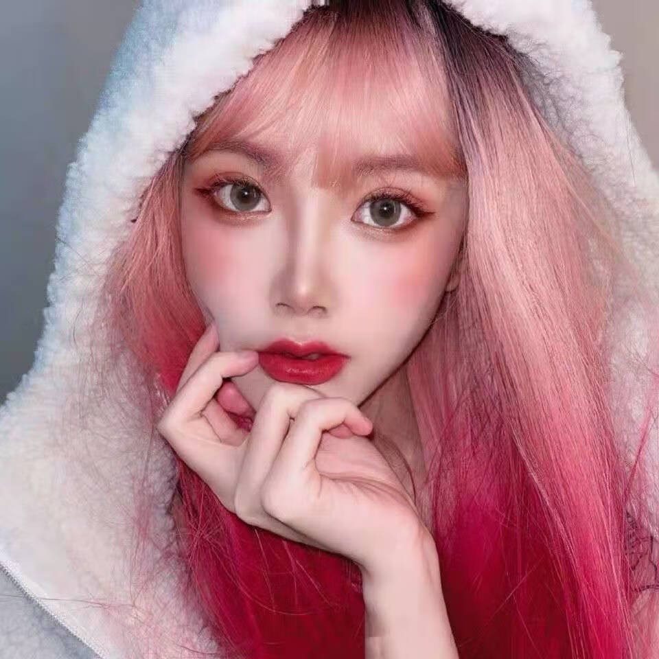 海王红染发剂同款发色大红色媚拉红自己在家染发膏女 大红色(7度底色