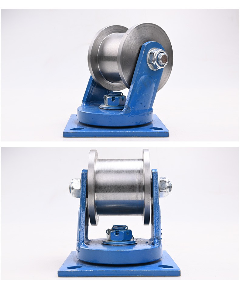 绽陶h型双边轨道轮/工字钢滑轮/重型方钢槽轮/铁轮大门滚轮/槽钢轮