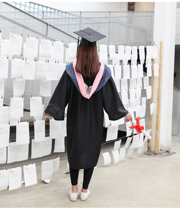 医学博士学位服学士服大学生男女毕业礼服学院风班服硕士披肩文科成人