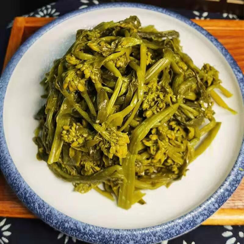 油菜苔金采一碟忘不了300克瓶装下饭咸菜整箱马鞍山特产朱圣鸿300克