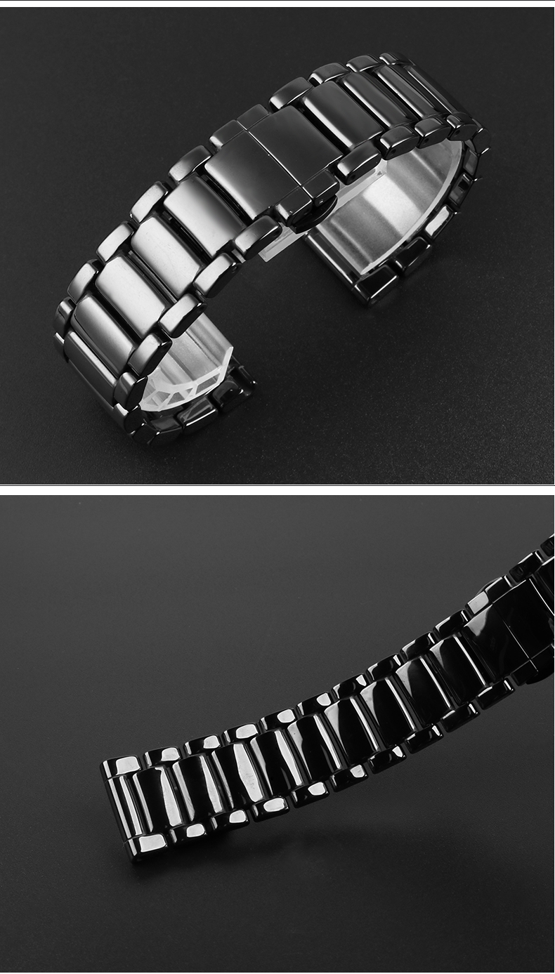 适配阿玛尼ar-70002 ar-1507/1509 ar1452/1451陶瓷表带表壳配件 ar