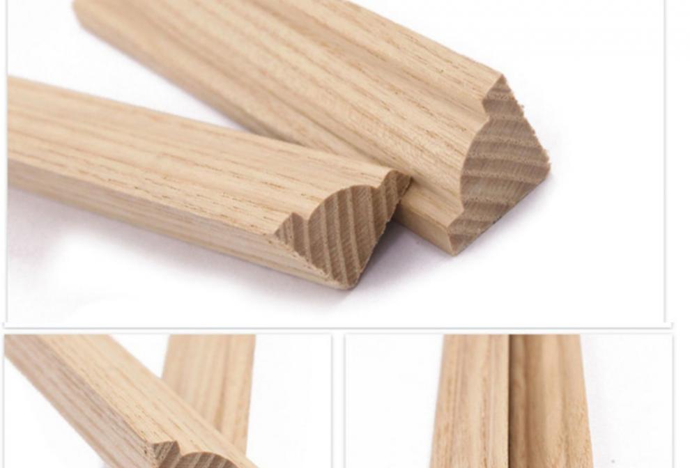 天然原木实木装饰线条中欧式橱柜顶角线吊顶吊顶收边条阴角线顶线 1.2