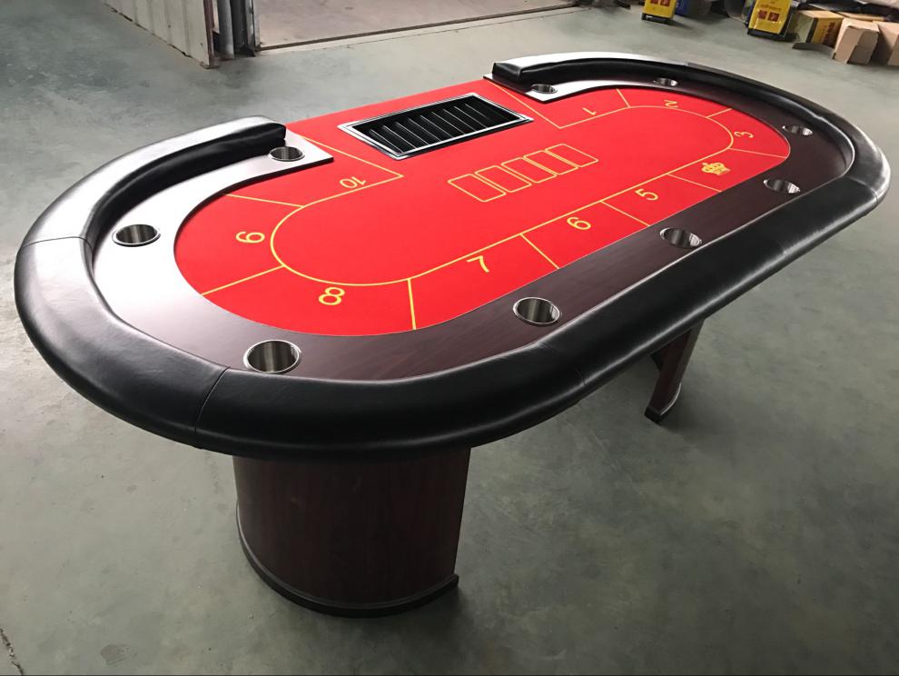 德州扑克桌子德州扑克桌筹码桌大小点桌牛牛10人桌可定制桌布颜色尺寸