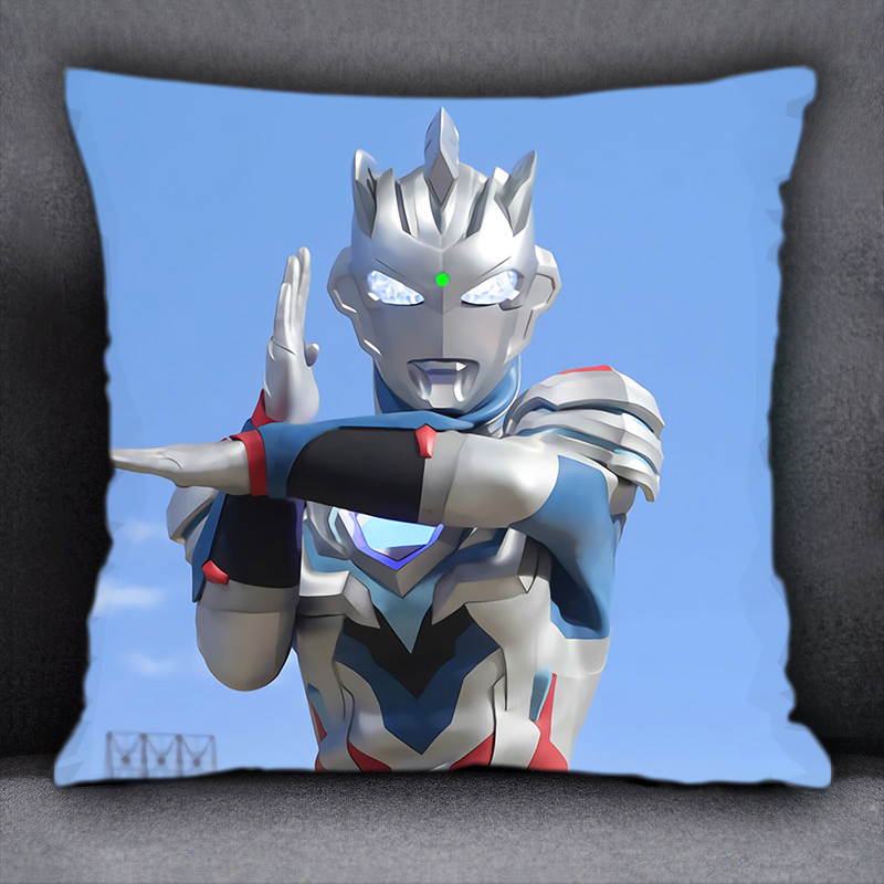 奥特曼抱枕泽塔奥特曼超人凹凸曼孩子二次元动漫周边抱枕坐靠垫枕头