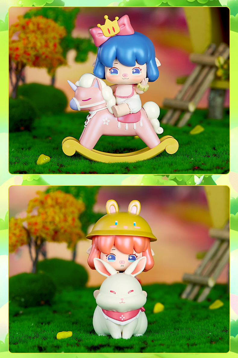 现货速发猪猪侠菲菲童话秘境盲盒一套潮玩可爱公主公仔摆件女孩礼物