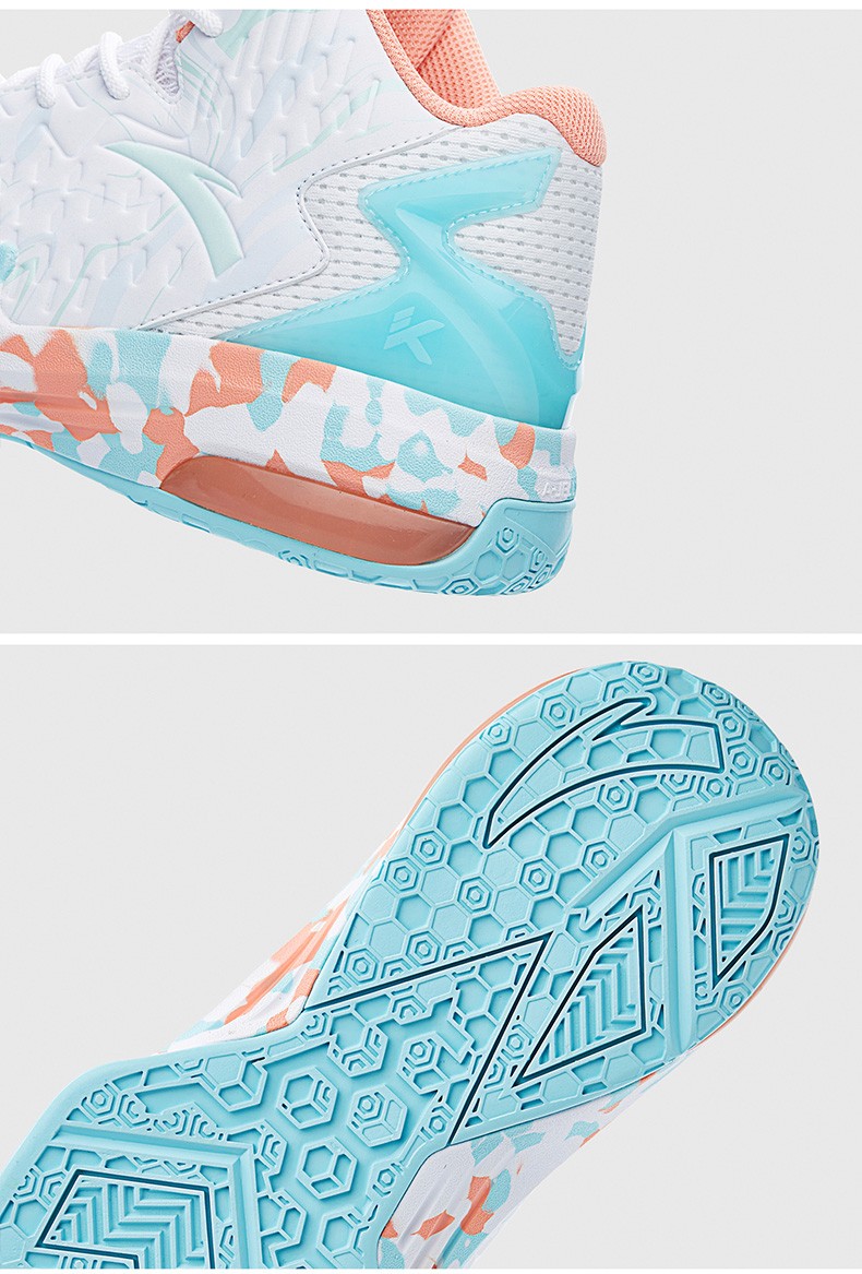 【kt3 team】安踏篮球鞋男kt汤普森外场实战运动鞋中帮皮网面篮球鞋