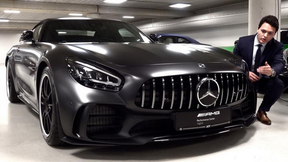 【官方旗艦】迷你切2021款奔馳gtr amg mercedes仿真合金封閉汽車模型