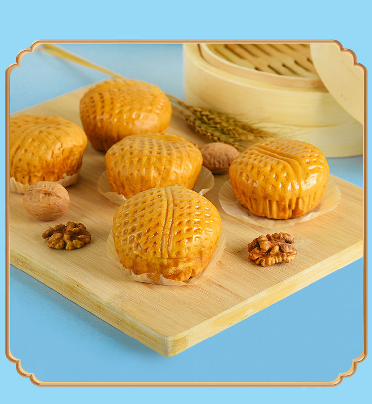 鹿包核桃包流沙包营养早餐包宿舍速食点心零食港式茶点包子批发食三舍