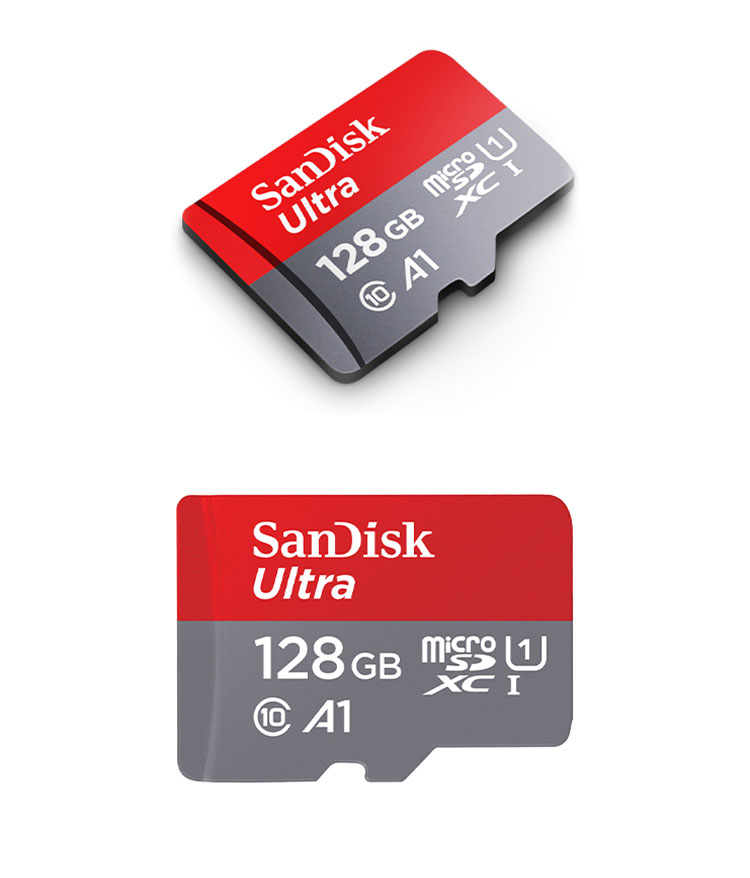 闪迪tf128gsqunc安卓手机平板监控摄像存储卡switchns卡读120蓝桦静