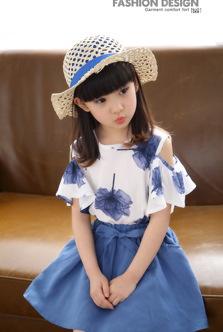 巴拉巴拉旗下儿童衣服女小女孩裙子5儿童6女童装4夏季新款短袖7连衣裙