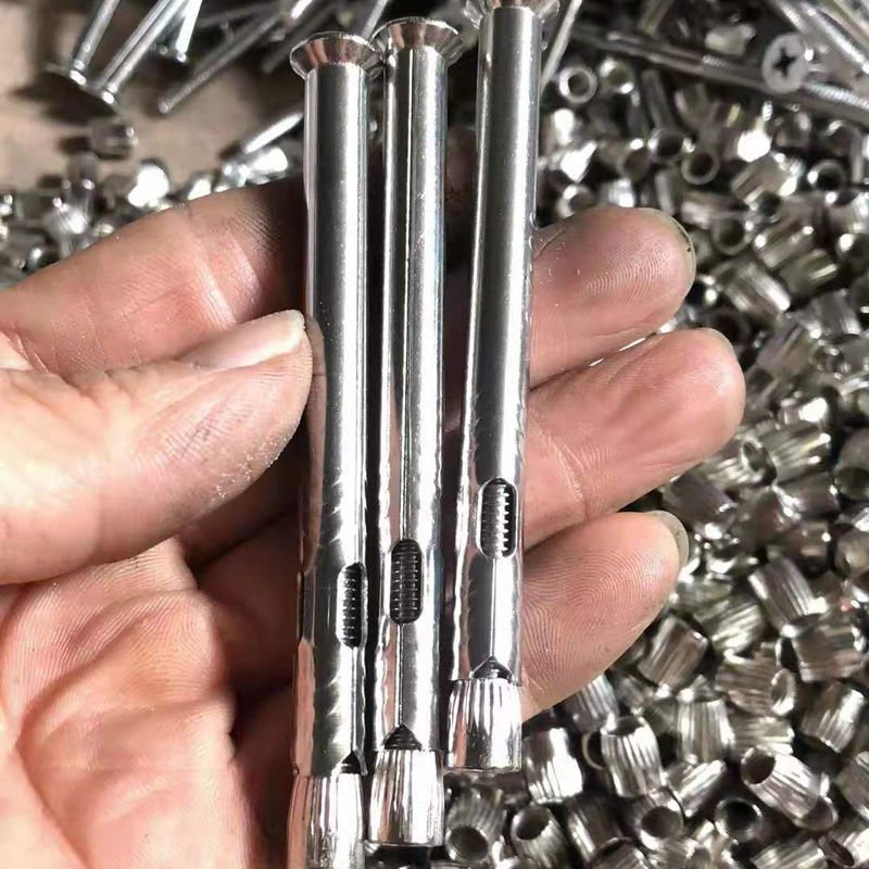 普若德不锈钢内膨胀螺丝十字沉头拉爆螺丝顶爆螺丝断桥铝门窗用顶爆